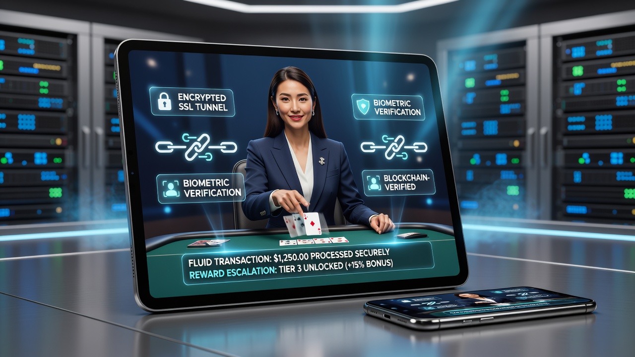 Mobile Live-Dealer-Schnittstellen mit integrierten Sicherheitsprotokollen für Transaktionen und Belohnungen