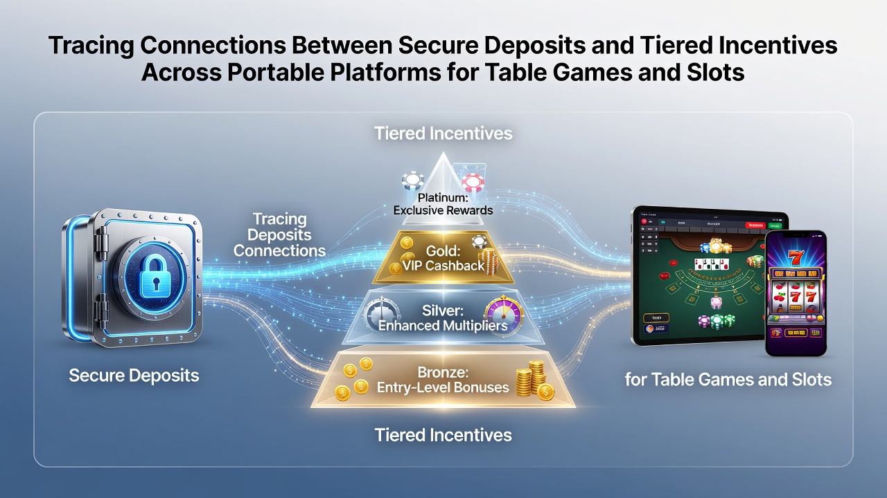 Mobile Plattformen zeigen sichere Einzahlungssysteme und gestaffelte Belohnungen für Tischspiele sowie Slots